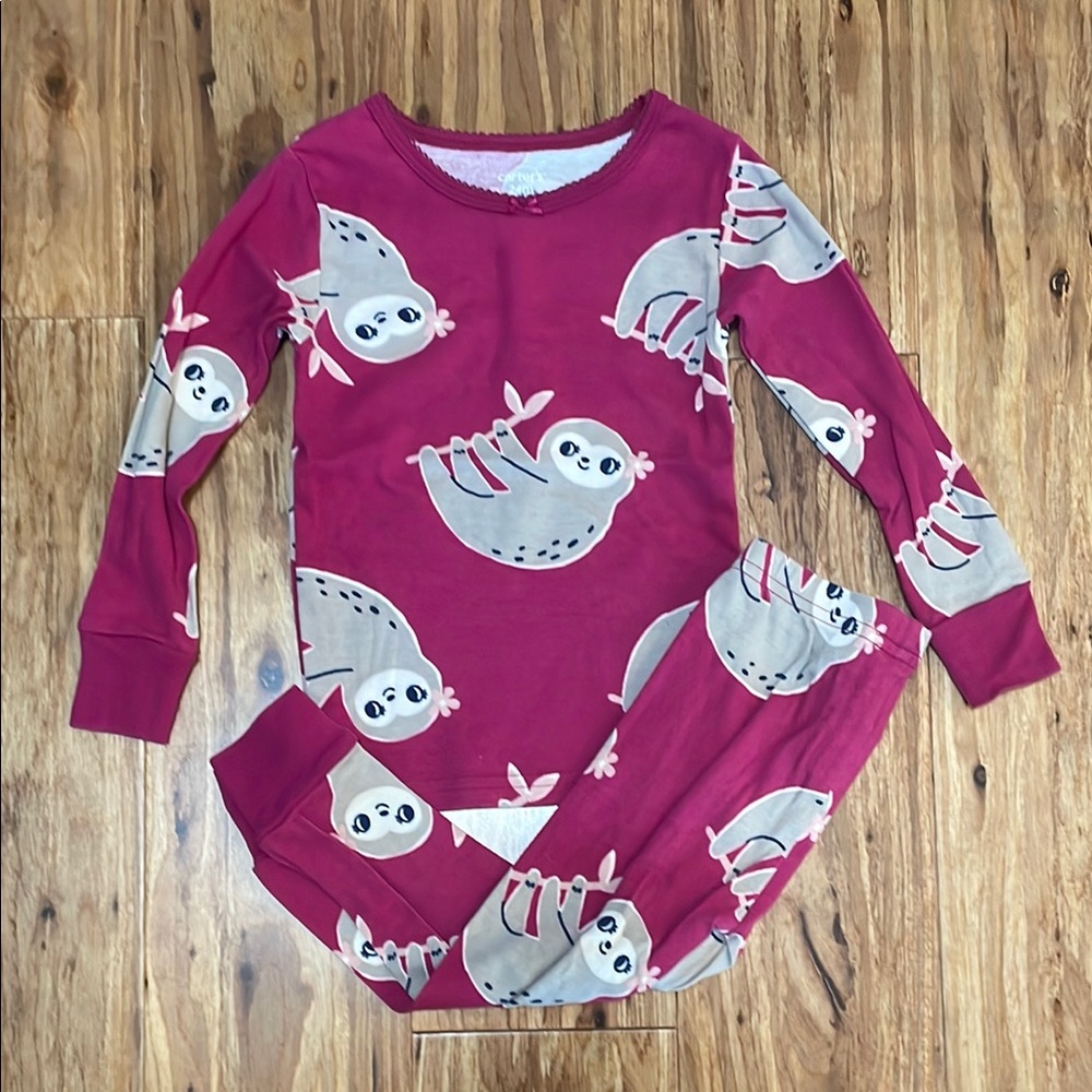 Carters Sloth Print Pajama Set